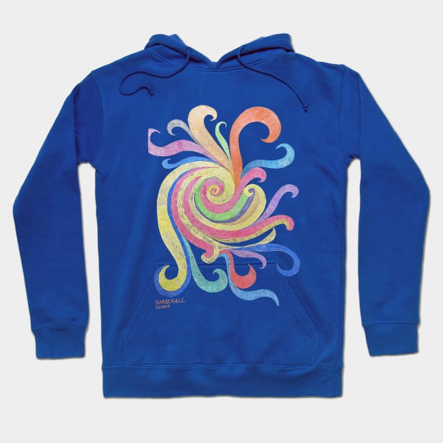 Spiral Burst Hoodie by Barschall